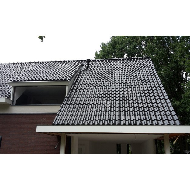 Koramic dakpan OVH Vario Matzwart Verglaasd 42st/pak
